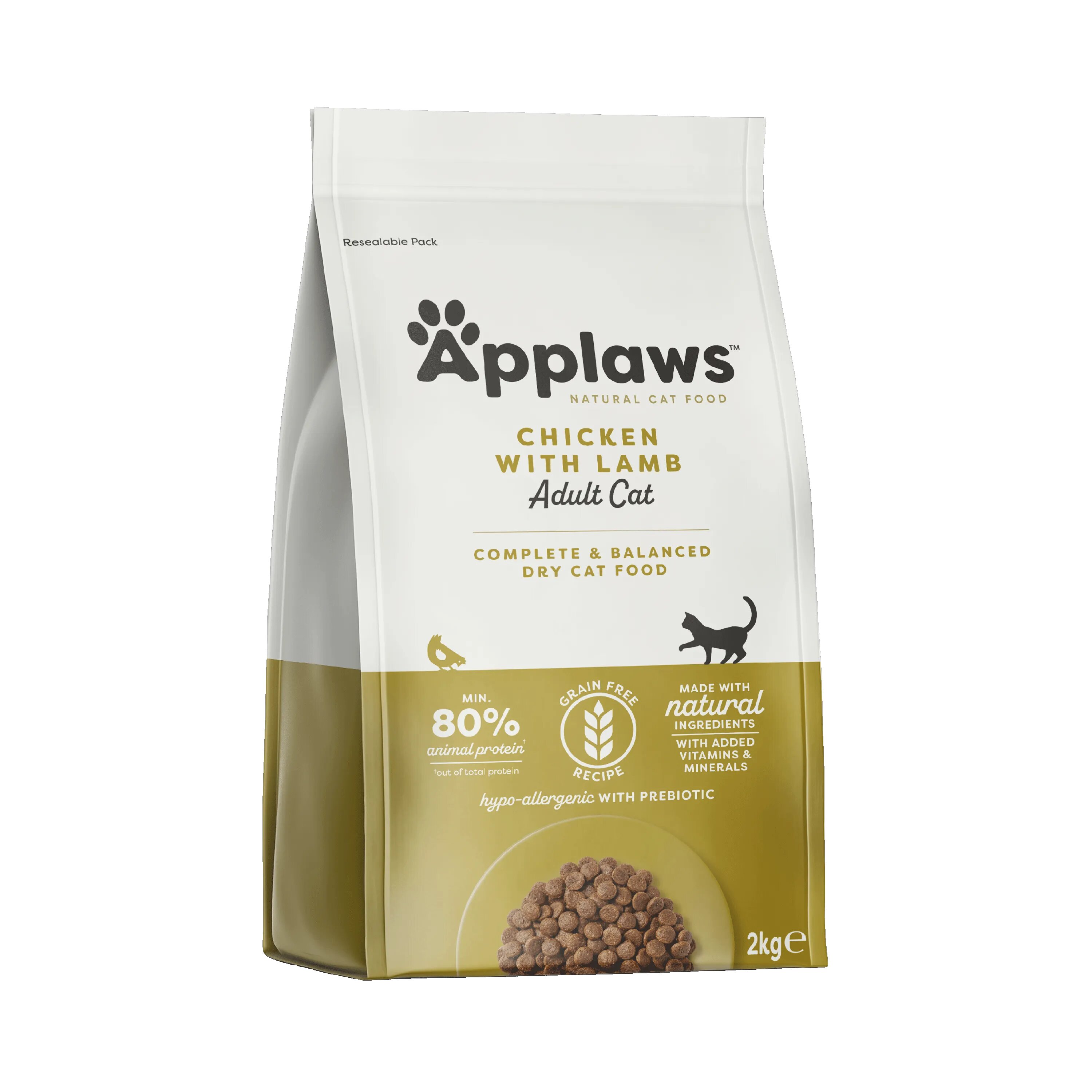Applaws Hrana uscata pisici Cat Adult Cu Miel 2 kg