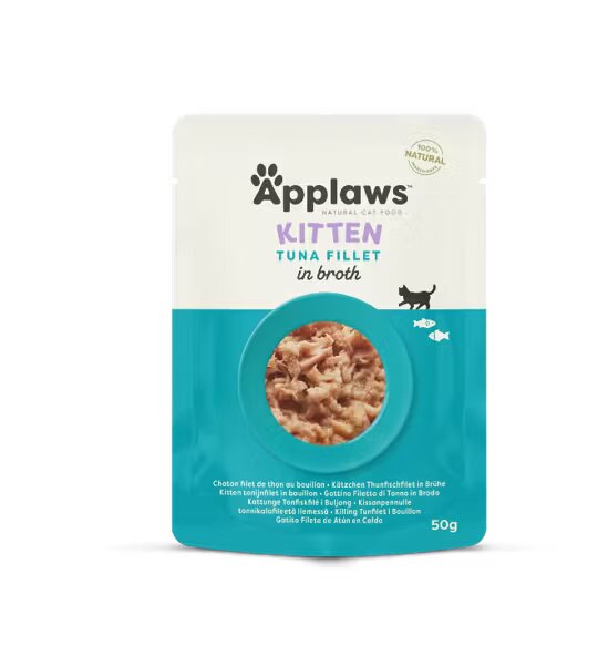 Applaws Kitten Tuna Fillet in Broth plic 50 g