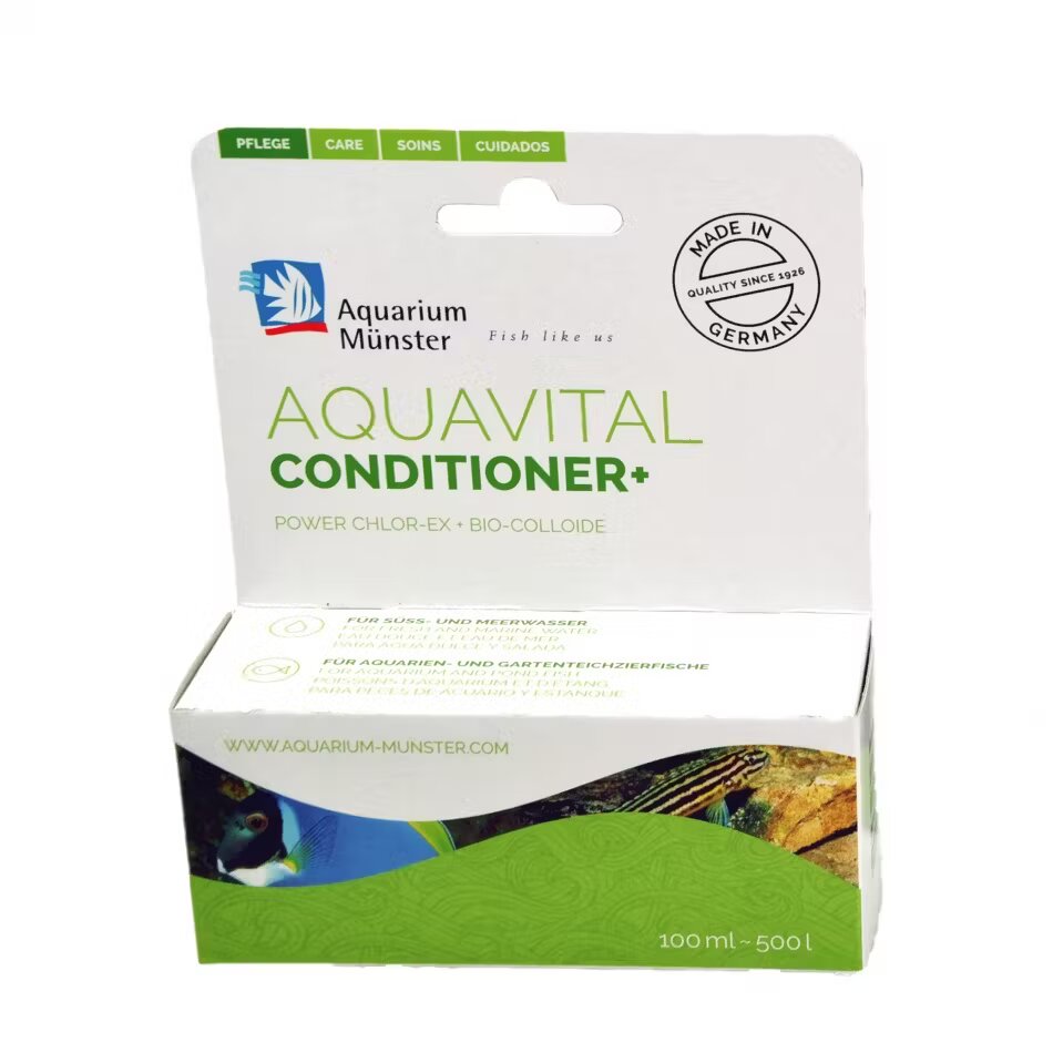 Aquarium Munster Solutie tratare apa Aquavital Conditioner + 100 ml pentru 500 l
