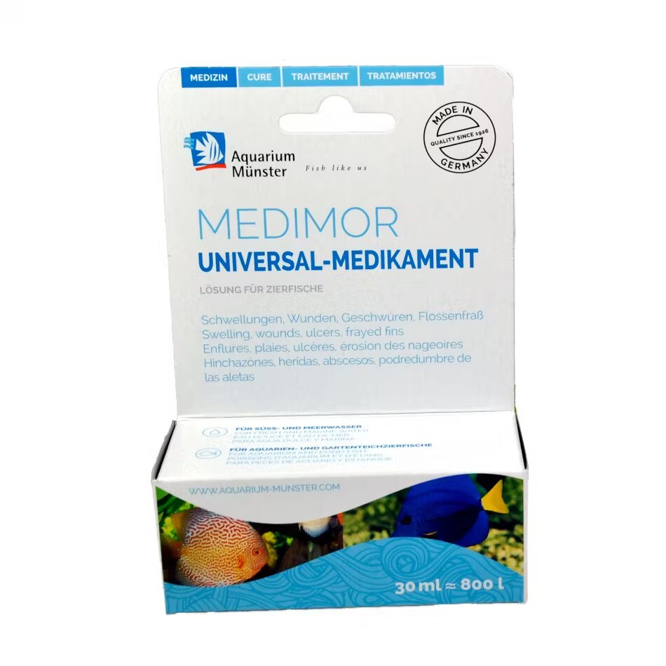 Aquarium Munster Tratament MEDIMOR 30 ml pentru 800 l Fresh/Marin