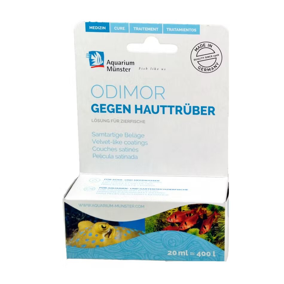 Aquarium Munster Tratament ODIMOR 20 ml pentru 800 l Fresh/Marin