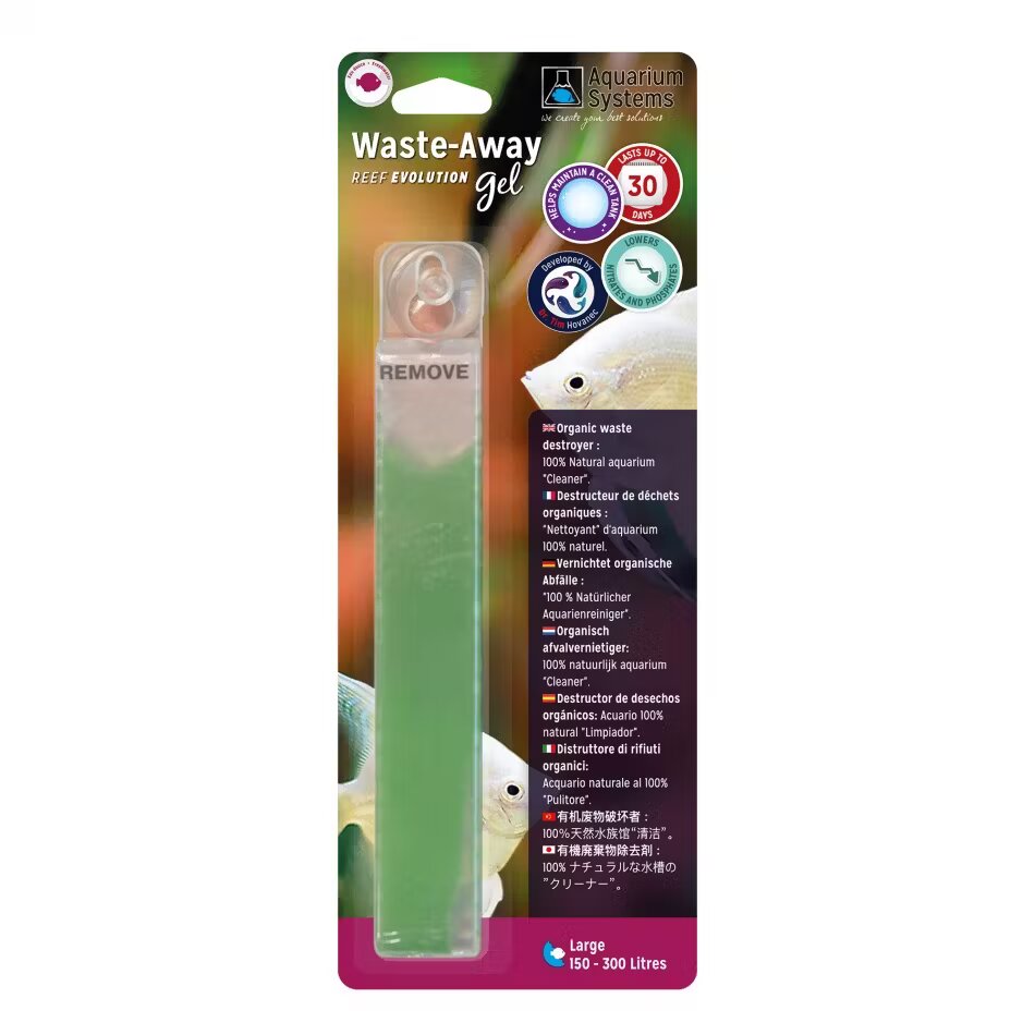 Aquarium Systems Bacterii gel WASTE AWAY Gel freshwater Large 150-300L