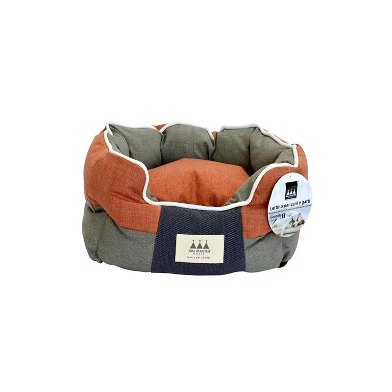 Aria Marchese Pat caini si pisici Gondola Oranj/ Gri S 50x40x25 cm