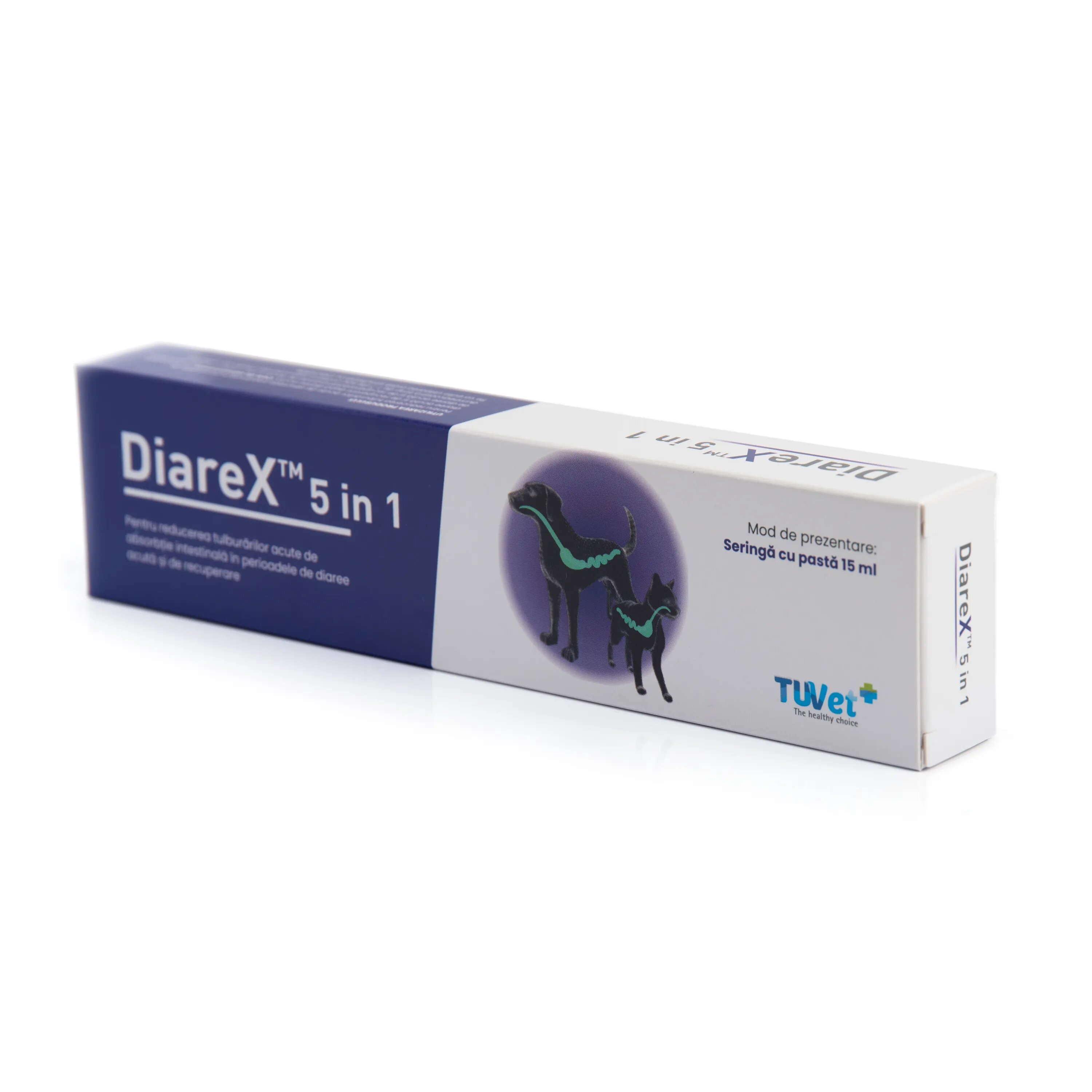 AsistaVet DiareX 5 IN 1 Tuvet seringa 15 ml