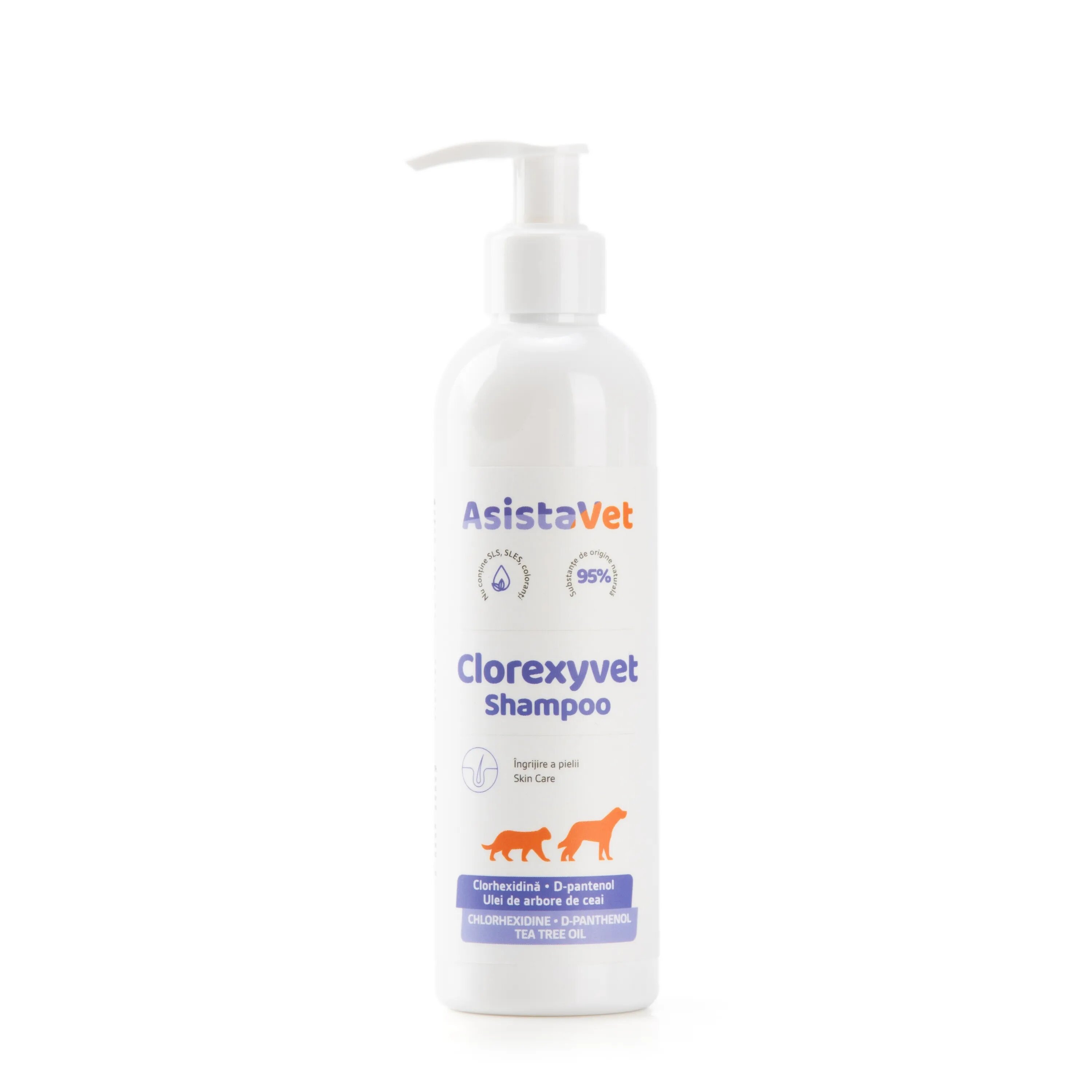 AsistaVet Sampon Clorhexidina 3% Clorexyvet 250 ml