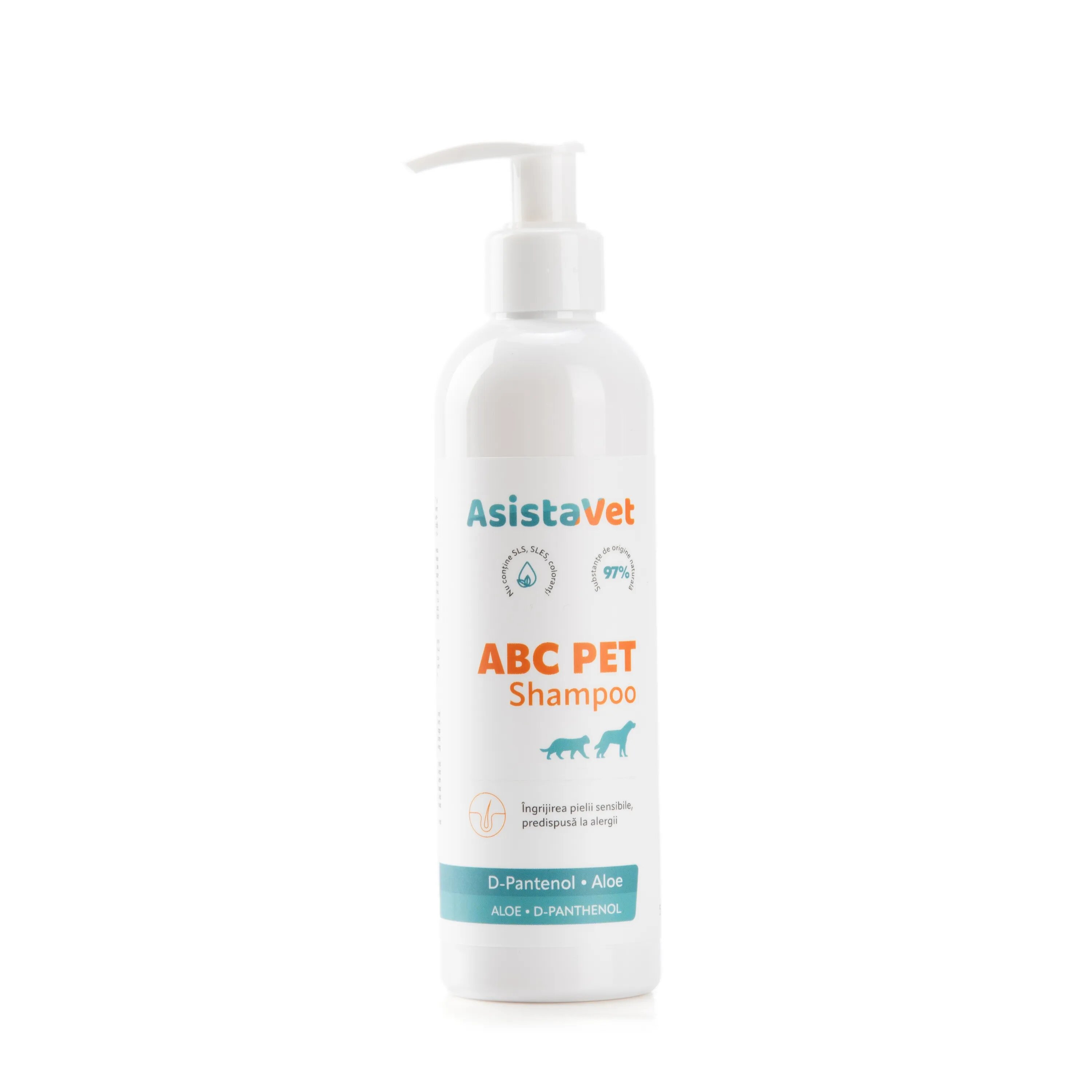 AsistaVet Sampon Hidratant si Hipoalergenic ABC PET 250 ml