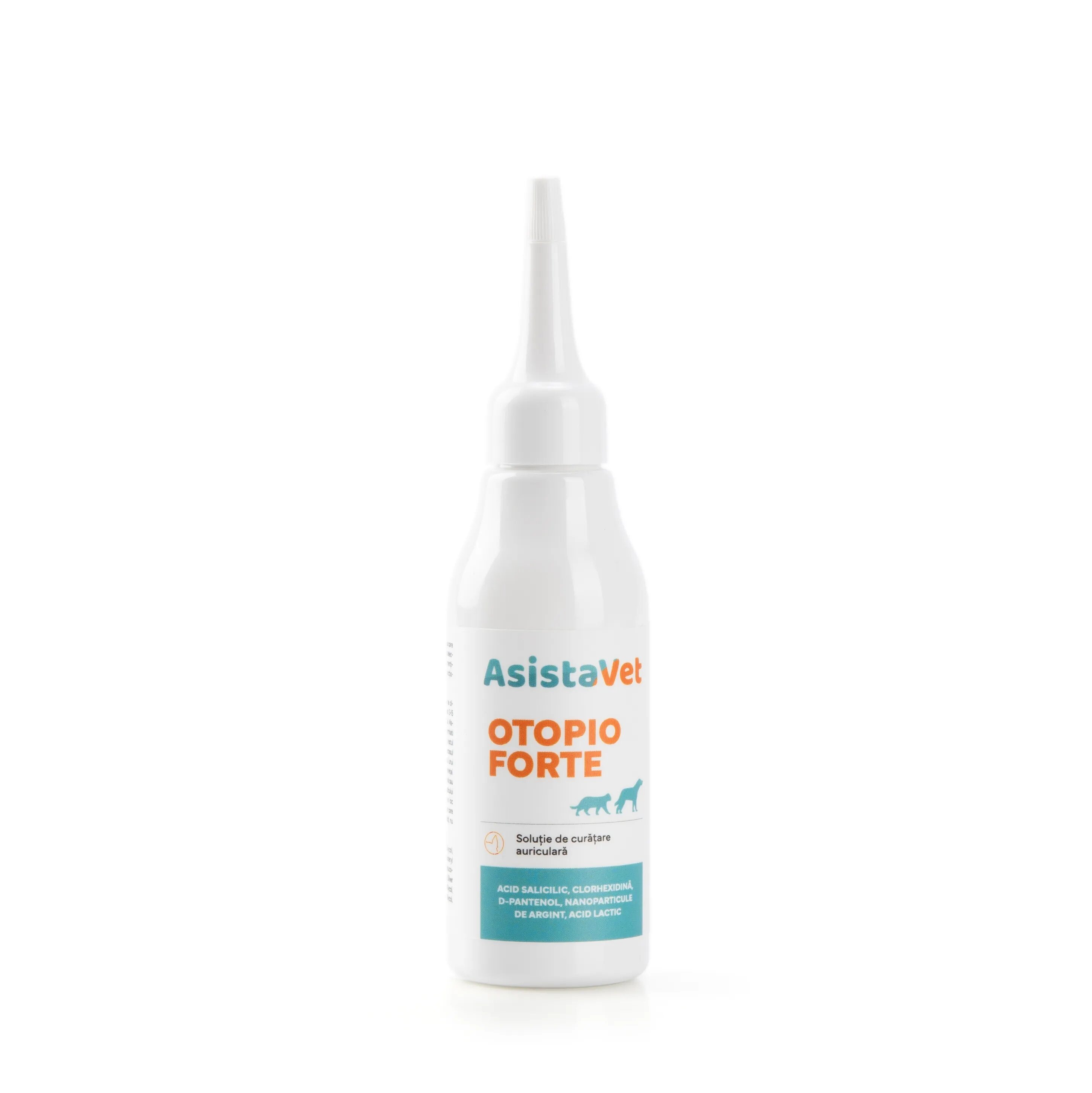 AsistaVet Solutie igiena auriculara Otopio Forte 75 ml