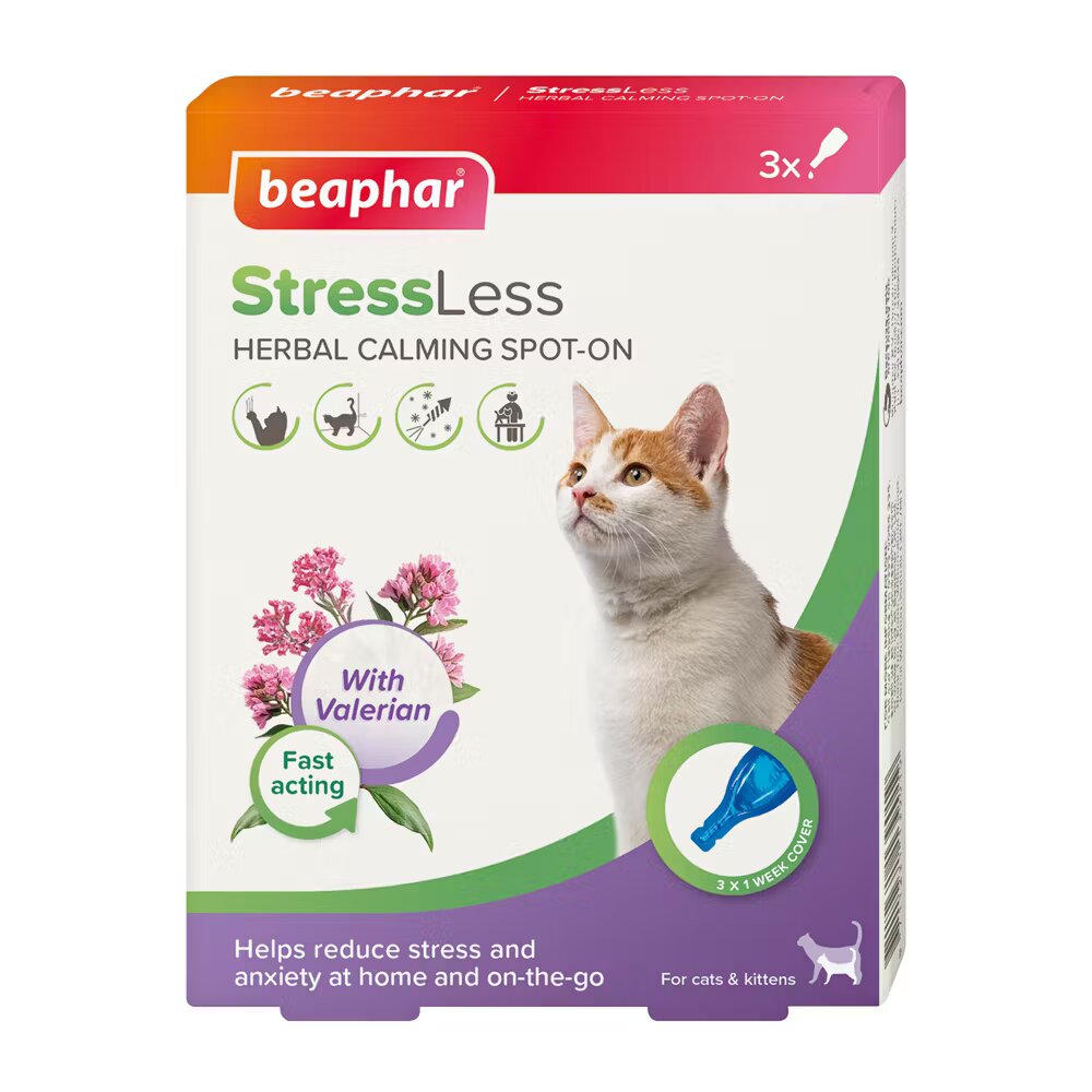 Beaphar Calming Spot On Pipete Calmante Pisici 3 pipete