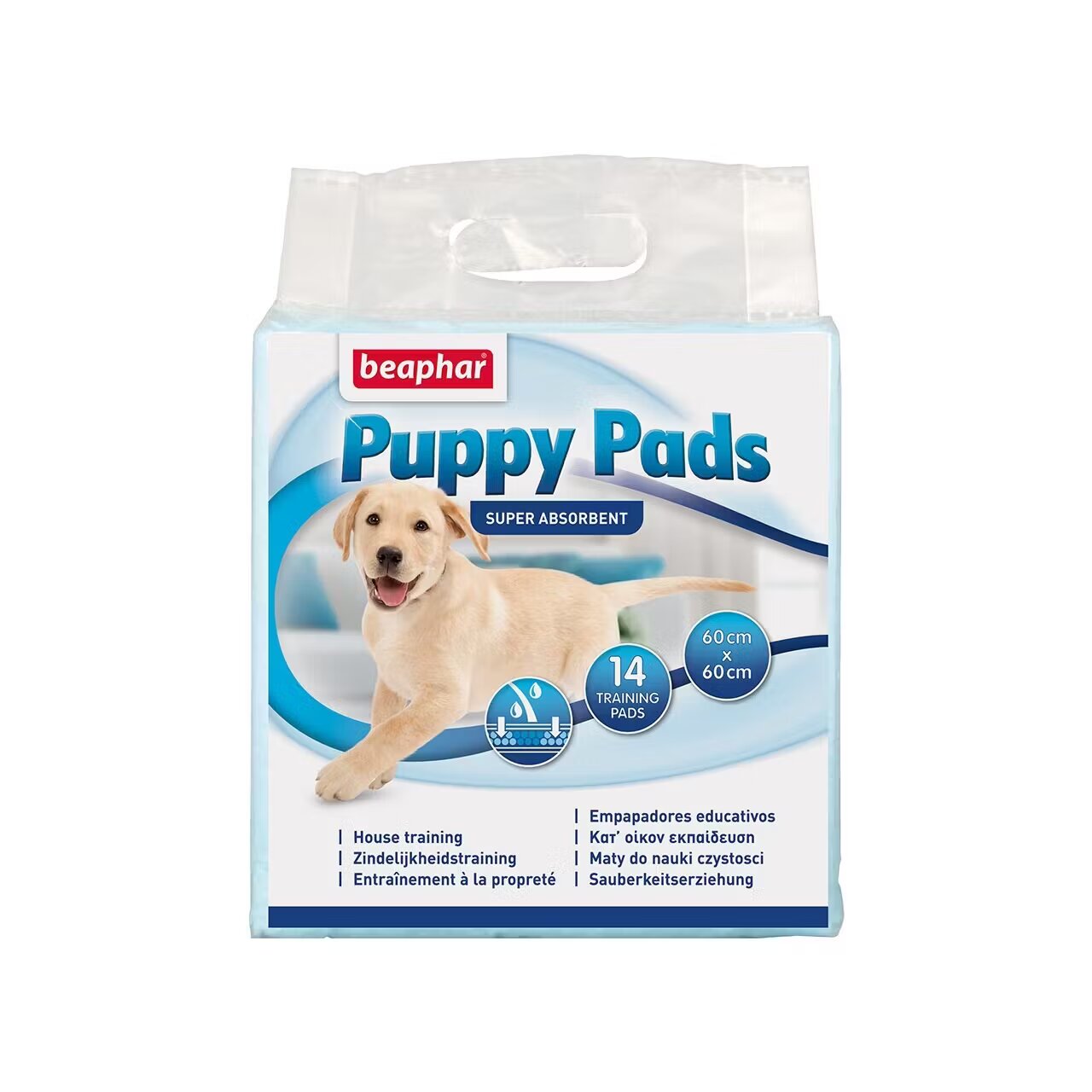 Beaphar Covor Super Absorbant Puppy 60x60 cm/ 14 buc