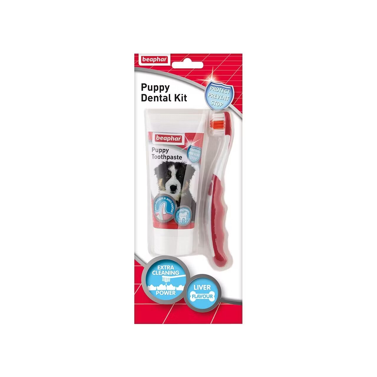 Beaphar Dental Kit Puppy Pasta + Periuta 50 g