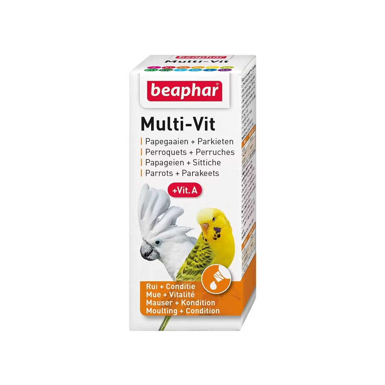 Beaphar Multi-Vit Sirop Perusi + Nimfe 20 ml