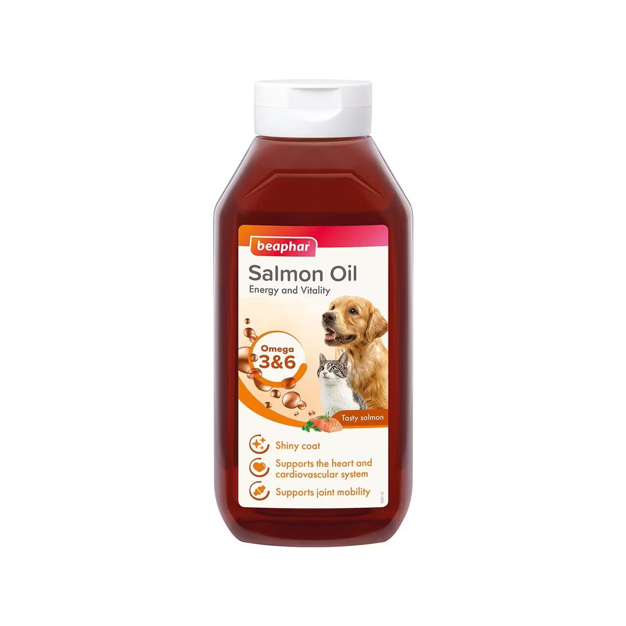 Beaphar Supliment Nutritiv Caini si Pisici Ulei de Somon 940 ml