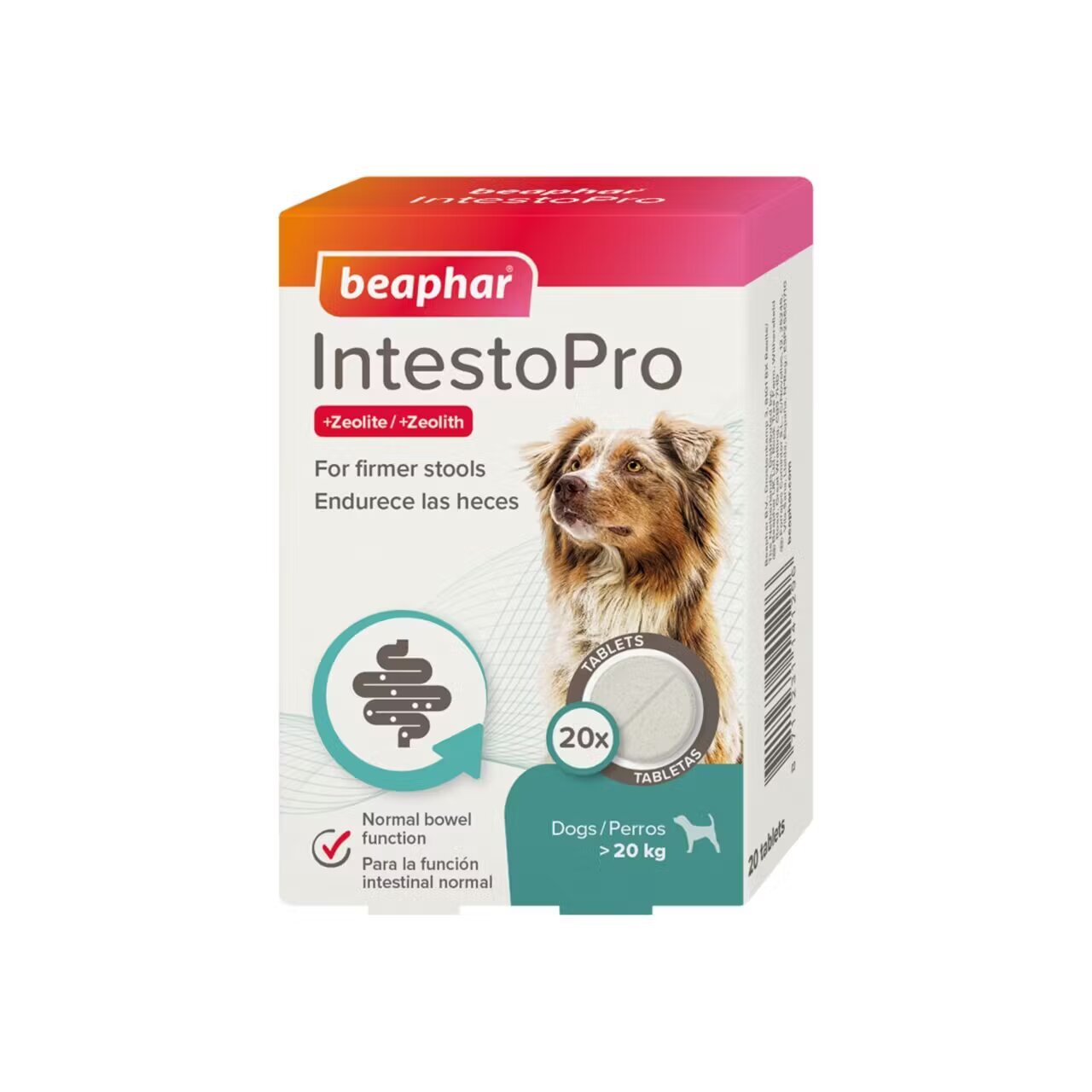 Beaphar Tablete Digestive Caini Intestopro >20 kg L/ 20 tablete