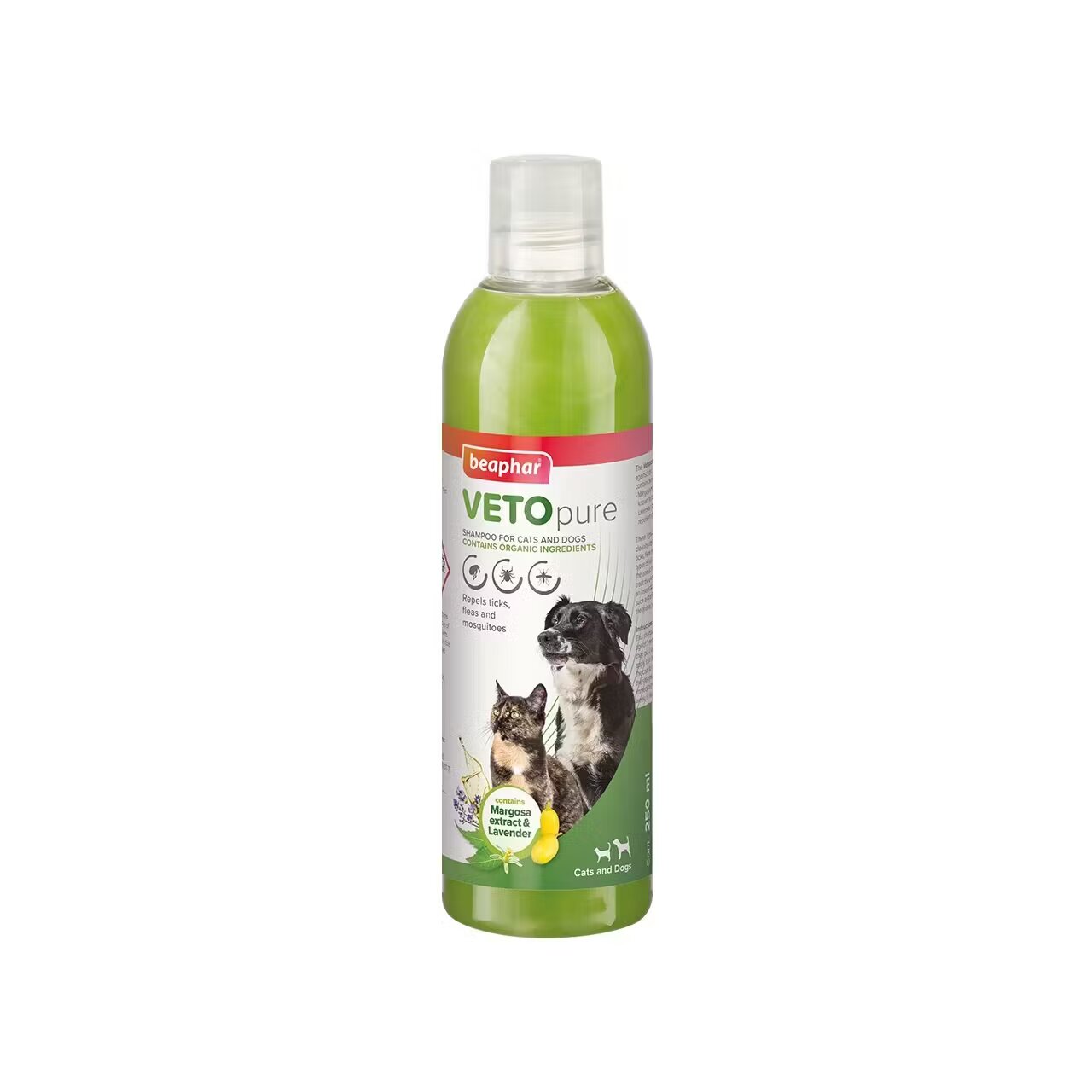 Beaphar VETOpure Sampon Antiparazitar Caini/ Pisici 250 ml