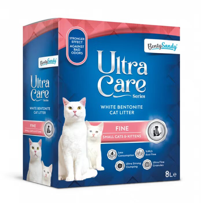 Benty Sandy Ultra Care Asternut Igienic Ultra Care Fine Kittens si Pisici 8 L
