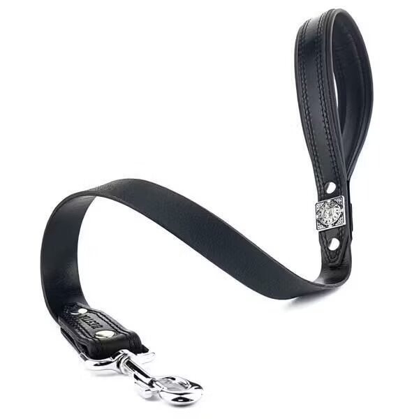 Bestia Lesa Eros Piele Naturala 90 cm/3 cm L Negru