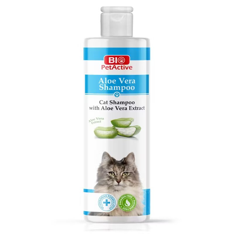 Bio Petactive Sampon pentru pisici Aloe Vera Shampoo Cat 400 ml