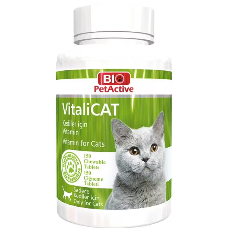 Bio Petactive Vitamine pentru pisici Vitali Cat 150 tbl