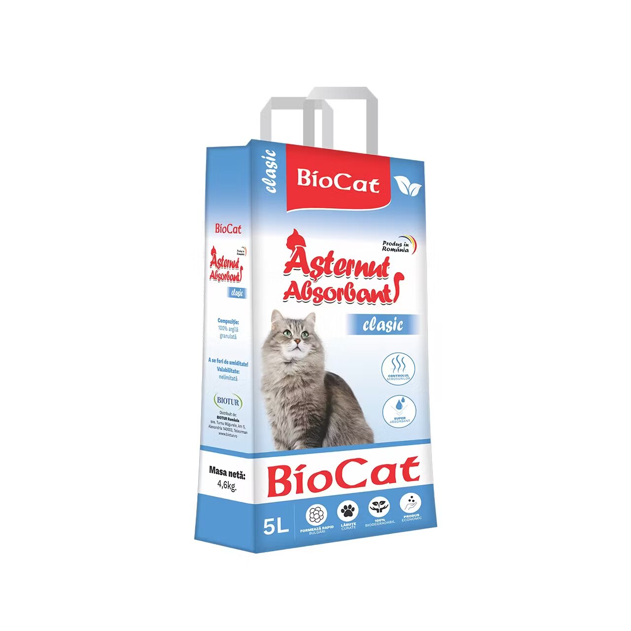 Biocat Asternut Litiera Pisici Nisip Clasic 5 L