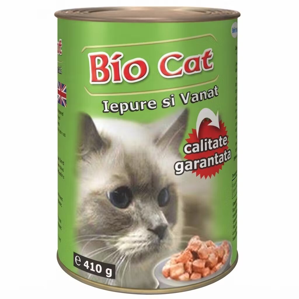 Biocat Bio Cat Iepure si Vanat 410 g