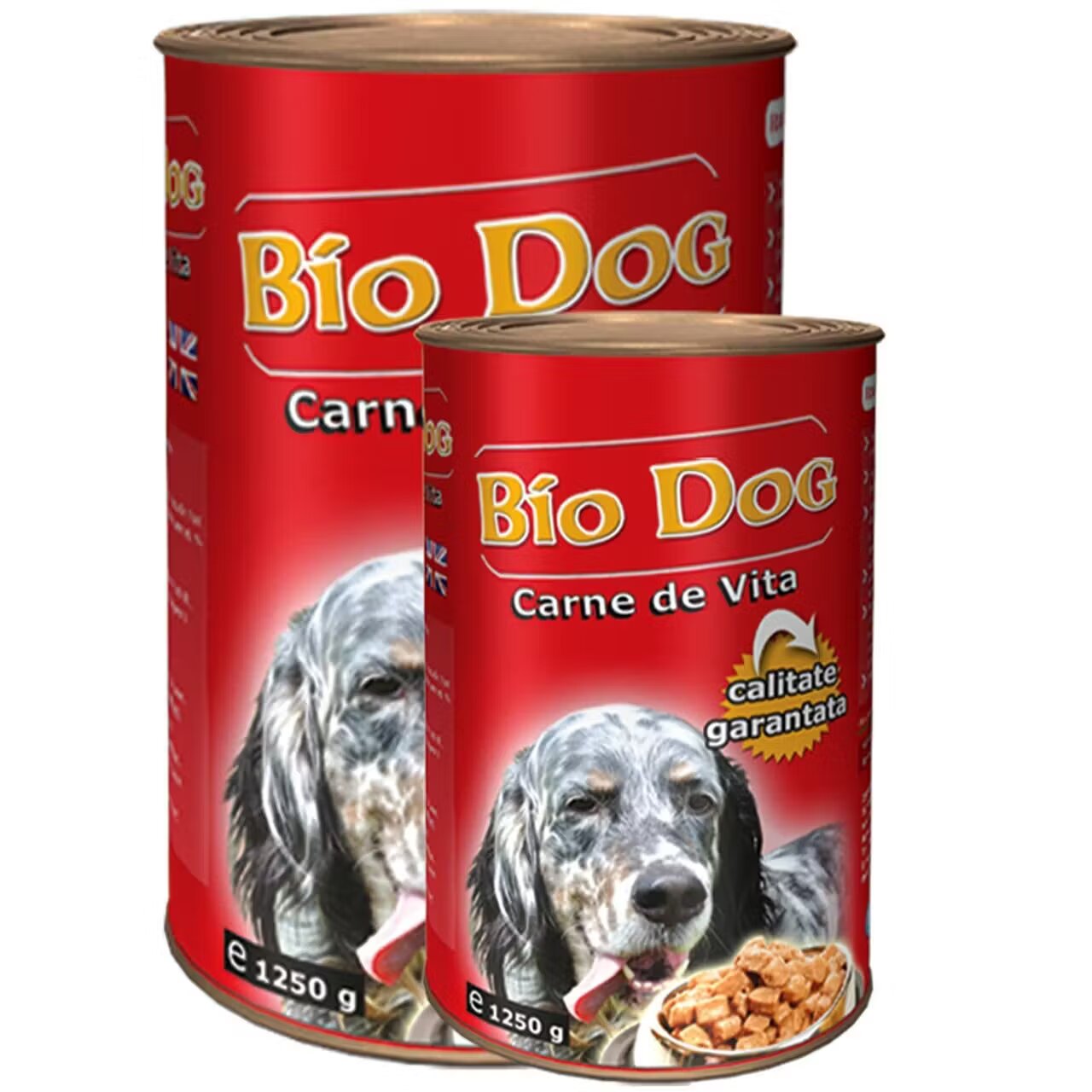 Biodog Hrana umeda pentru caini vita 1250 g