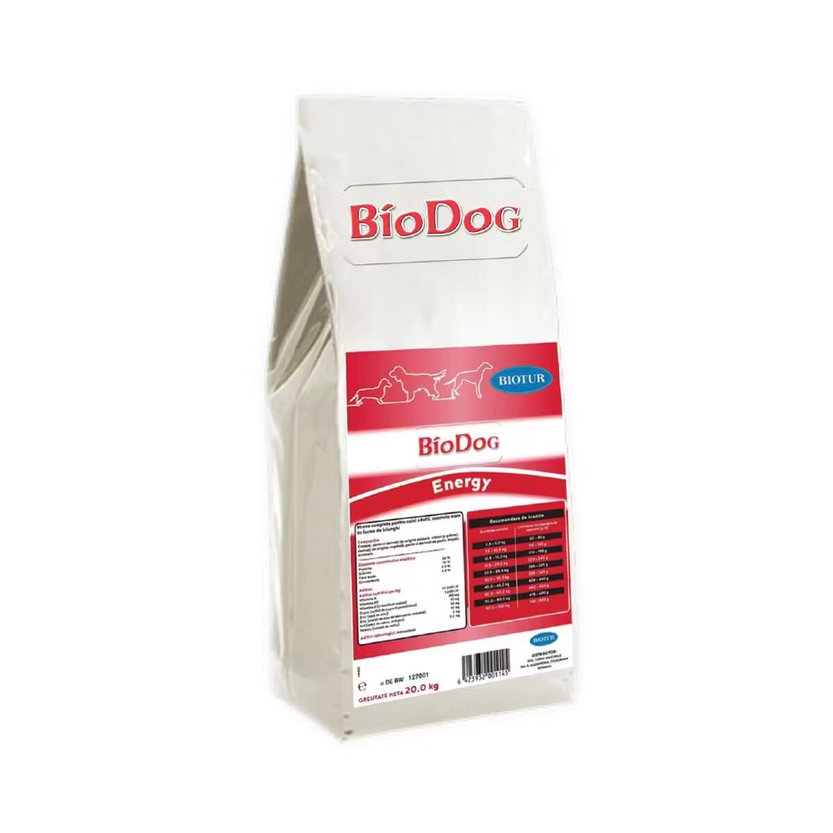 Biodog Hrana Uscata Pentru Caini Energy 20 Kg