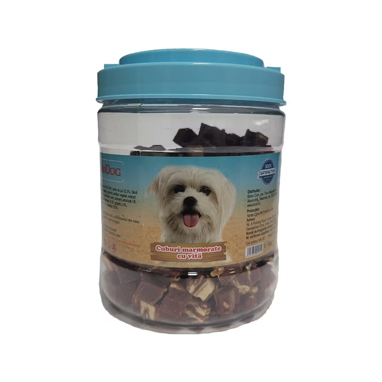 Biodog Recompense Caini Snack Cuburi Marmorate Vita 500 g