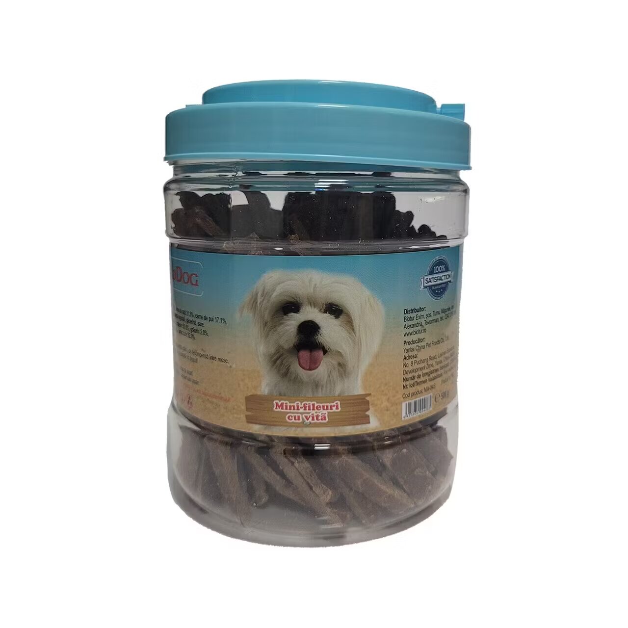Biodog Recompense Caini Snack Mini-Fileuri Vita 500 g