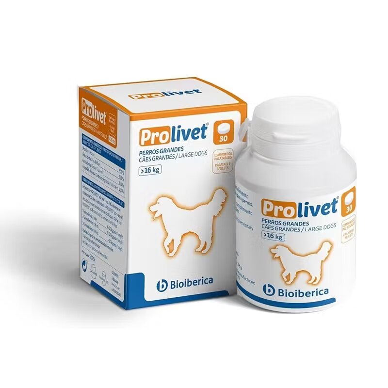 Bioiberica Prolivet Large Dogs 30 comprimate palatabile