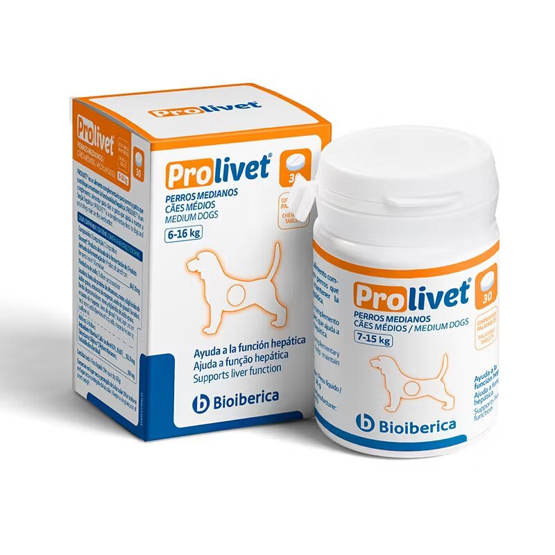 Bioiberica Prolivet Medium Dogs 30 comprimate palatabile
