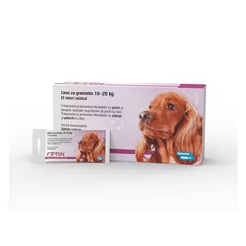 Bioveta Solutie antiparazitara Fiprin Spot Dog M 25 x 134 ml