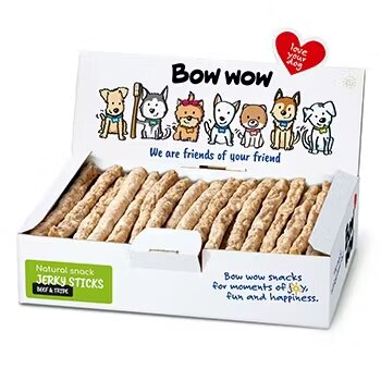 Bow Wow Recompense pentru Caini Natural Sticks Burta de Vita 50 buc/ cutie