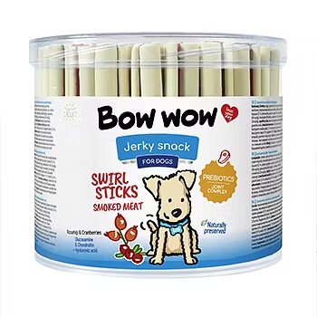 Bow Wow Recompense pentru Caini Natural Sticks cu Carne 55 buc