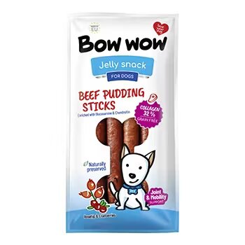 Bow Wow Recompense pentru Caini Salam cu Vita Colagen Macese Merisoare 6 buc