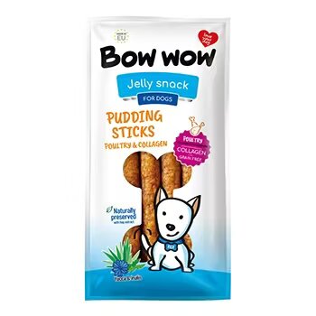 Bow Wow Recompense pentru Caini Salam de Pui Colagen Yucca Inulina 6 buc