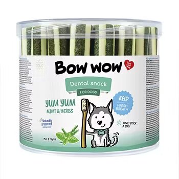Bow Wow Recompense pentru Caini Tuburi cu Menta si Ierburi 35 buc