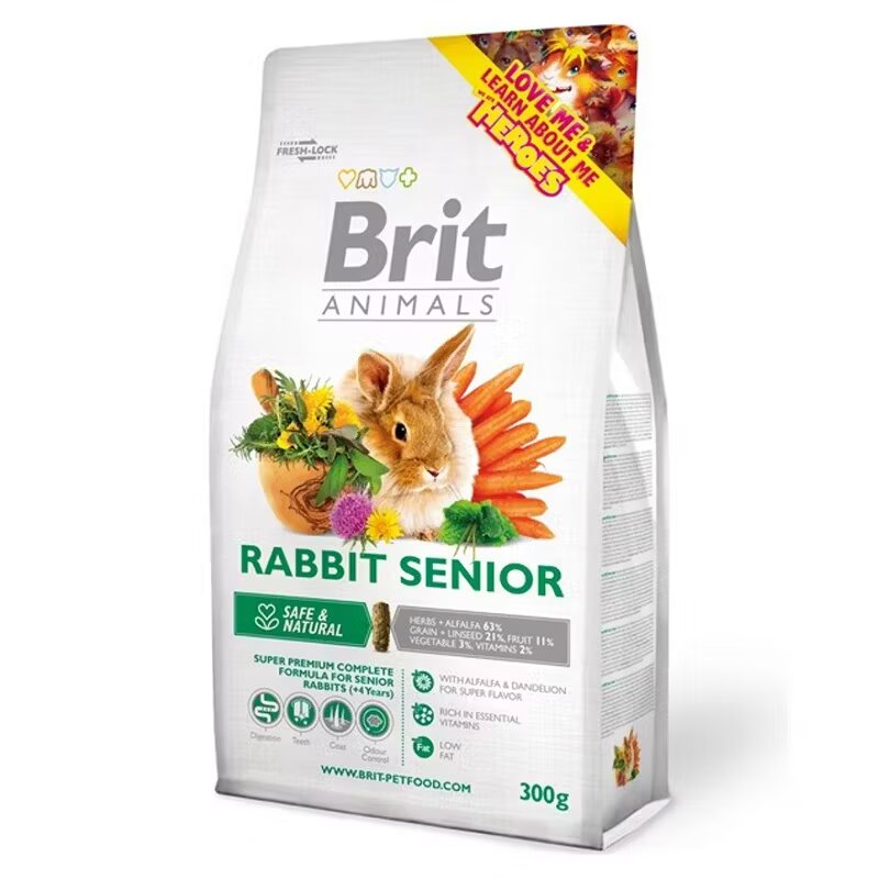 Brit Animals Brit Premium Iepure Senior 300 g