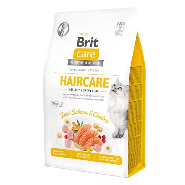 Brit Care Cat GF Haircare Healthy and Shiny Coat 400 g