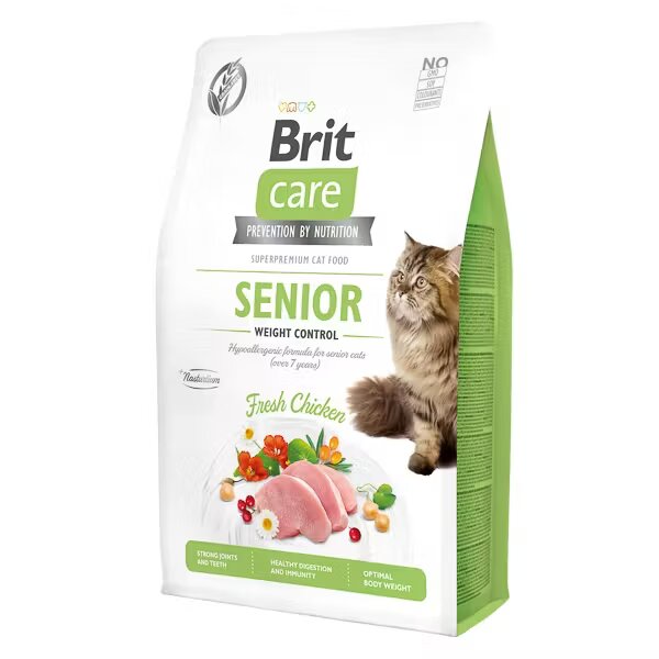 Brit Care Cat GF Senior Weight Control 2 kg