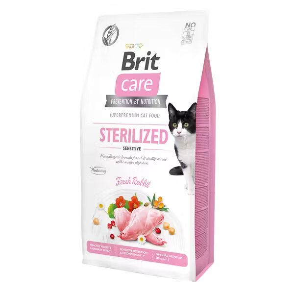 Brit Care Cat GF Sterilized Sensitive 7 kg