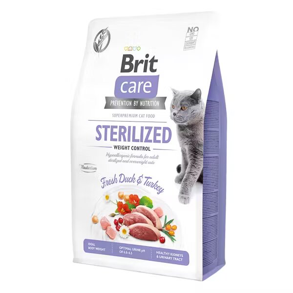 Brit Care Cat GF Sterilized Weight Control 2 kg