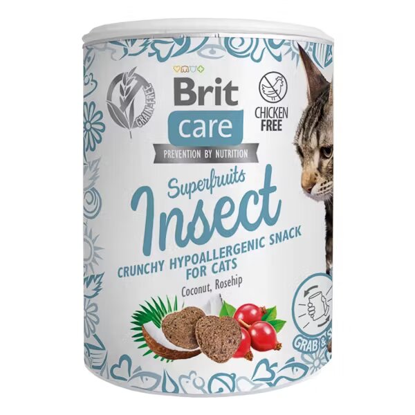 Brit Care Cat Snack Superfruits Insect 100 g