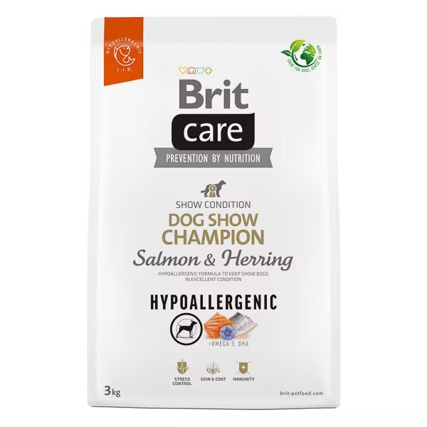 Brit Care Dog Hypoallergenic Dog Show Champion 3 kg