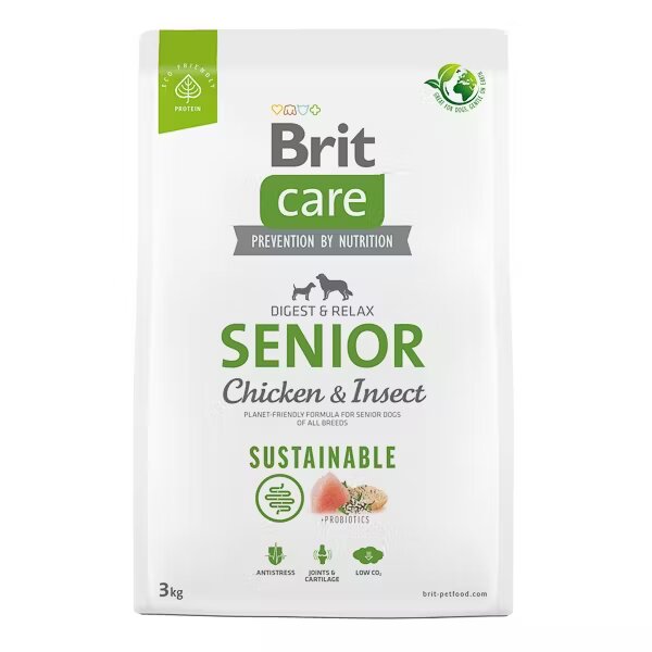 Brit Care Dog Sustainable Senior 3 kg