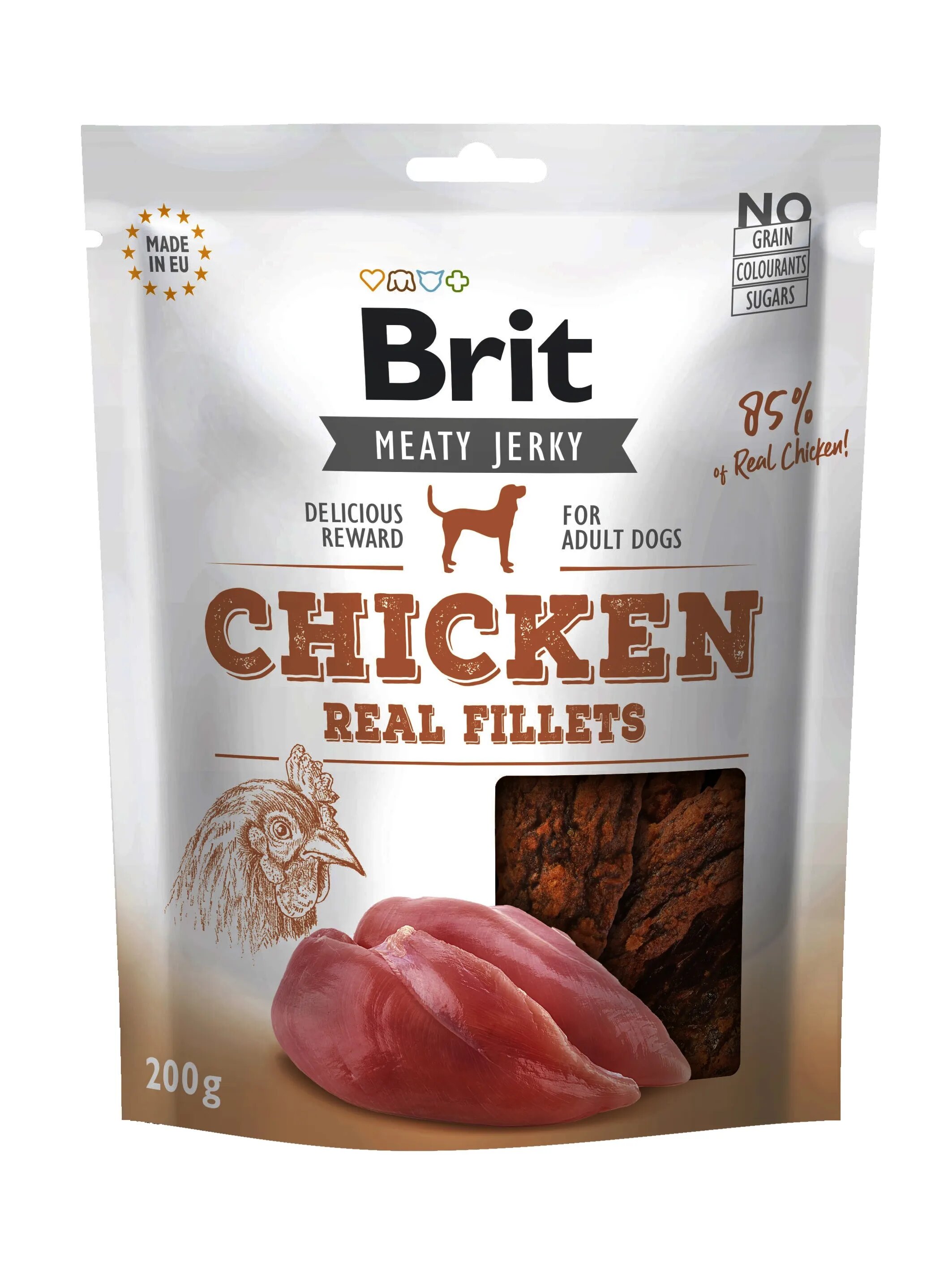 Brit Dog Jerky Chicken Fillets 200 g