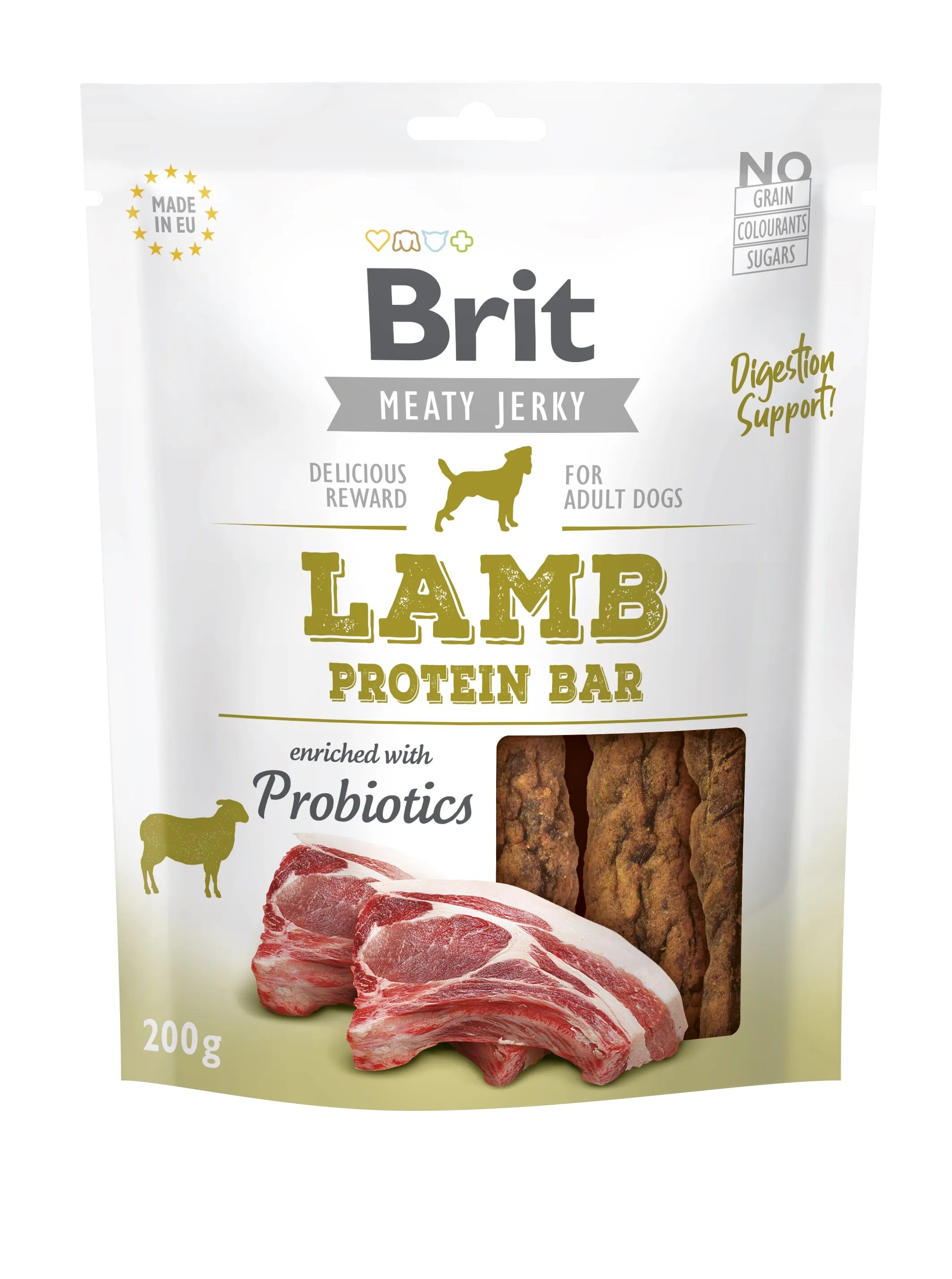 Brit Dog Jerky Lamb Protein Bar 200 g