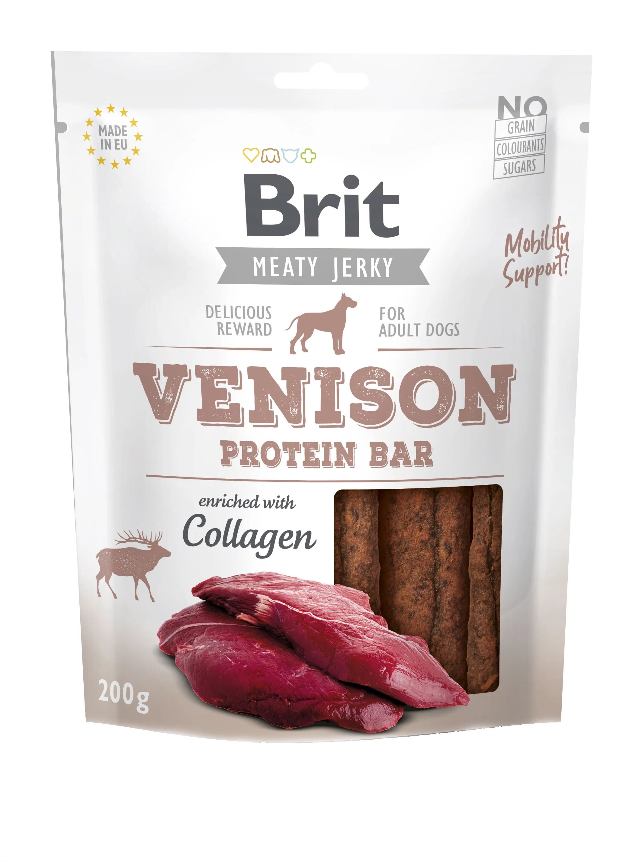 Brit Dog Jerky Venison Protein Bar 200 g