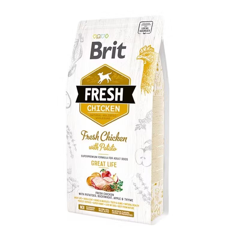 Brit Fresh Chicken and Potato Adult Great Life 12 kg