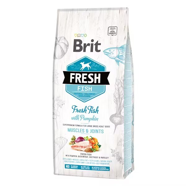 Brit Fresh Fish and Pumpkin Adult Large 12 kg