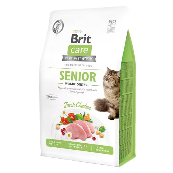 Brit Premium Brit Care Cat GF Senior Weight Control 400 g